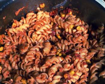 Latest Recipe Chickentomatofetacorn pasta Delicious Perfect