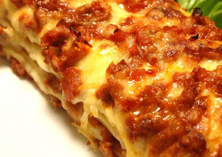 Steps to Prepare Homemade Extremely Easy Lasagna