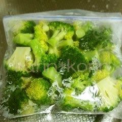 A picture of Frozen Microwaved Broccoli.