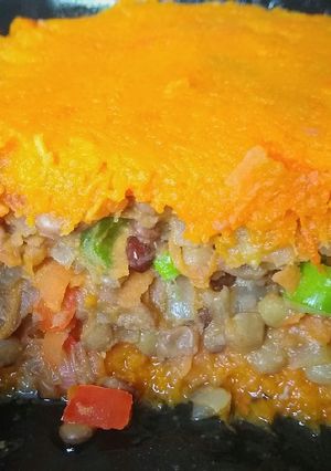 Una foto de Pastel de calabaza vegano