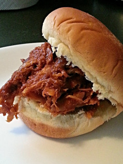 A picture of Tinklee's Easy Shredded BBQ Chicken Sliders.
