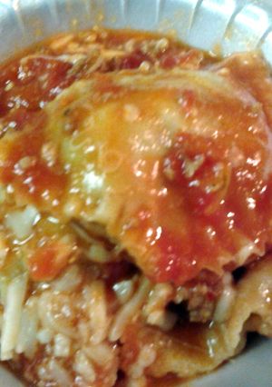 A picture of ravioli pasta.