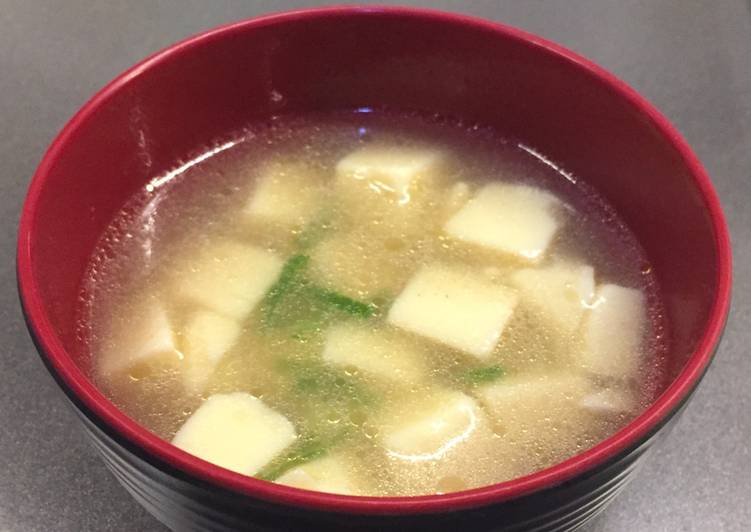 Resep Sup Miso Tahu Sederhana Yang Lezat