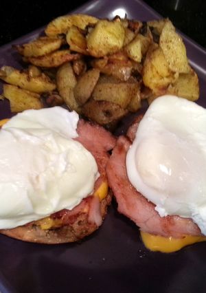 A picture of Healthy Eggs Benedict.