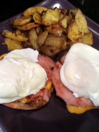 Easy Steps to Make Recipe Healthy Eggs Benedict that is Really Delicious, So Delicious}