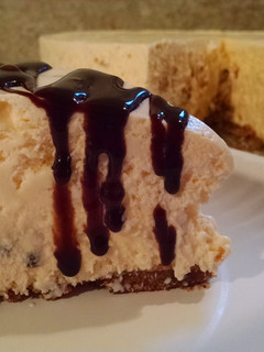 A picture of Chocolate Chip Cookie Ice Cream Cheesecake.