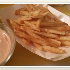 A picture of FRENCH FRIES and Sloppy Sauce.