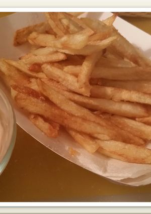 A picture of FRENCH FRIES and Sloppy Sauce.