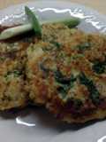 Bubble and Squeek Cakes with Kale and Bacon