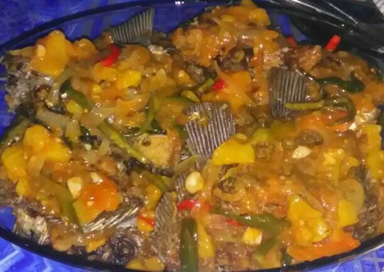 Resep: Untuk Mencoba Di RumahGurame asam manis