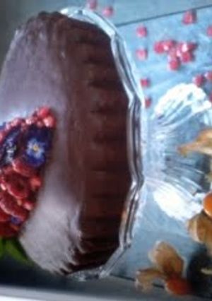 A picture of Chocolate cake without powder.