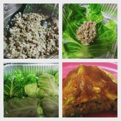A picture of Stuffed Cabbage.