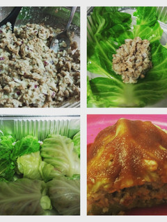 A picture of Stuffed Cabbage.