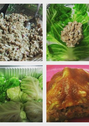 A picture of Stuffed Cabbage.