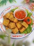 Tahu Goreng Sambal Mentah