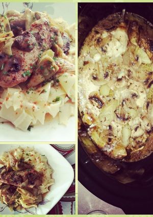 A picture of Crock Pot Autumn Chicken.