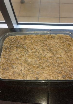 A picture of Nescafe layered pie.
