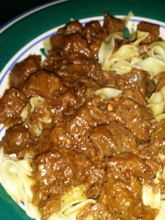 A picture of Buttery beef Tips.
