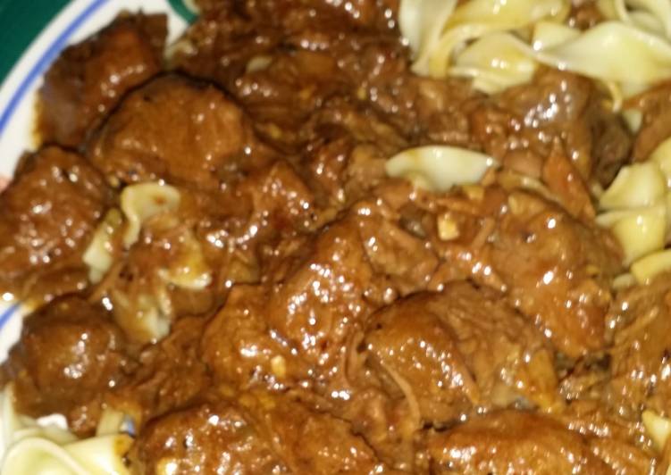 Buttery beef Tips