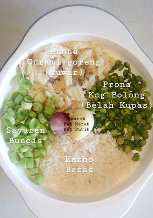 Foto resep MPASI GURAMI KACANG POLONG 6M+