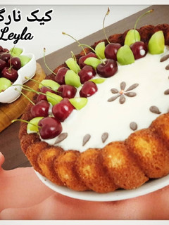 عکسی از دستور کیک نارگیلی