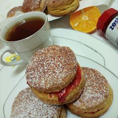 A picture of Orange English tea scones.