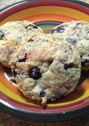 A picture of Jay's Blueberry Scones.