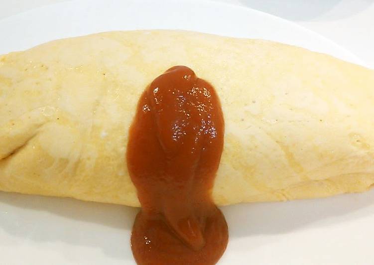 Steps to Make Perfect Easy Omurice - Fluffy Filling Wrapped in Egg