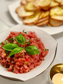 A picture of Tomato bruschetta.