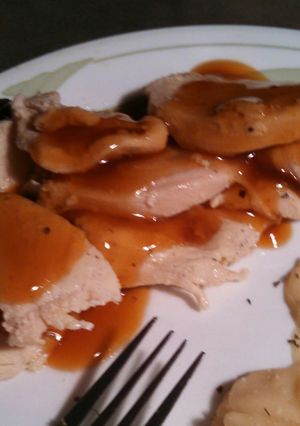 A picture of Apple Soy Topping.