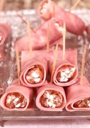 Una foto de Rollitos de jamón