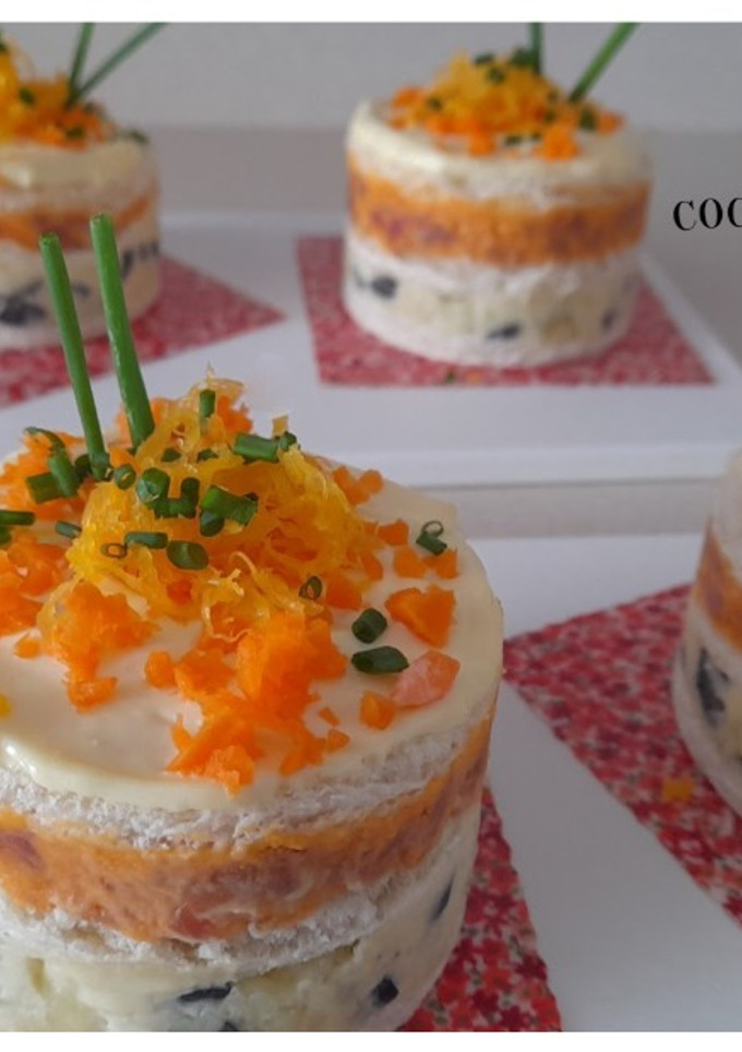 Una foto de Ensaladilla con jamón serrano