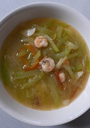 Foto resep Labu siam(melok)+udang