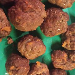 A picture of Turkey Meatballs (Egg and Gluten Free).