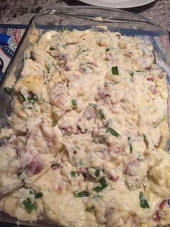 A picture of Mashed Potatoes Made From Scratch😜.