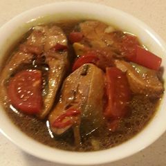 A picture of 🇮🇩 Pindang Ikan Bandeng (Milkfish soup ala Betawi).