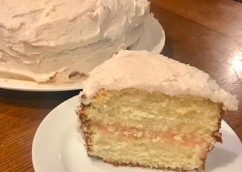 Easy Make Recipe RaspberryWhite Chocolate Cream Cake Delicious Nutritious