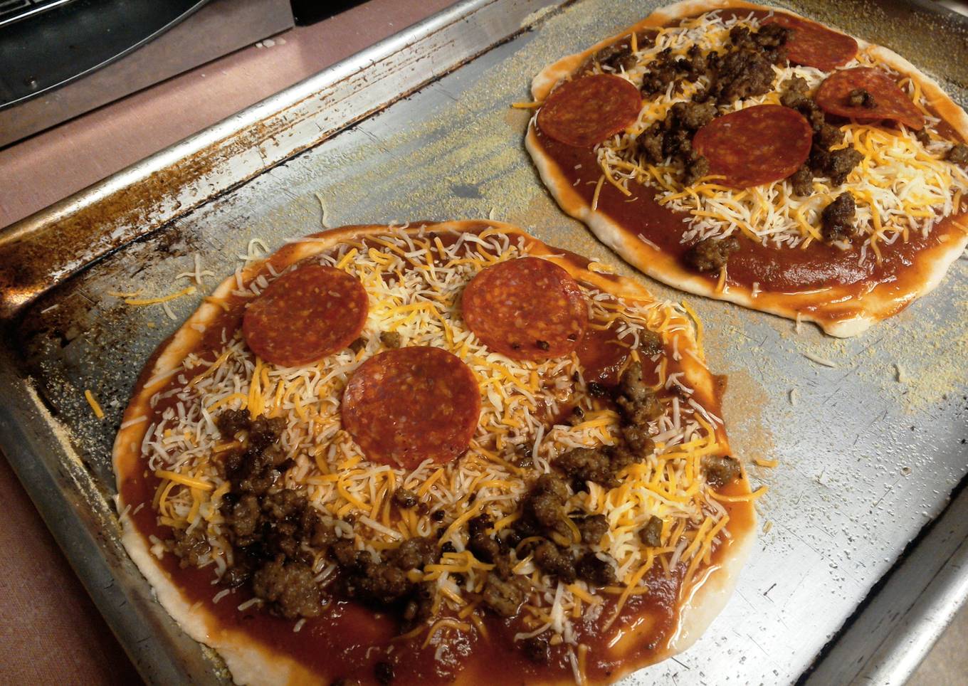 Quick and easy pizza