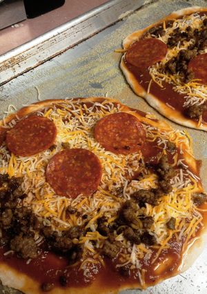 A picture of Quick and Easy Pizza.