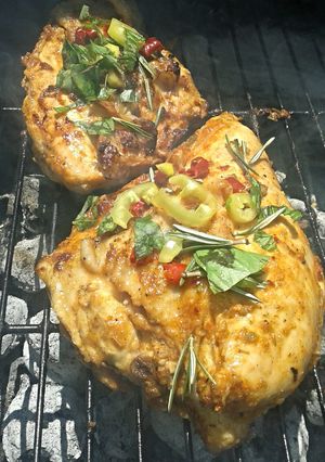 A picture of Mexican Fiesta Grilled Chicken Breast (bone-in).