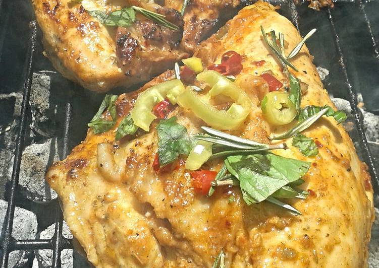 Step-by-Step Guide to Prepare Perfect Mexican Fiesta Grilled Chicken Breast (bone-in)