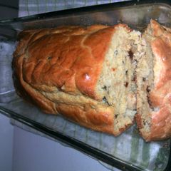 A picture of Chicken dried tomatoes and Basil cake.