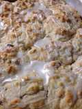 Glazed Cinnamon Raisin Biscuits