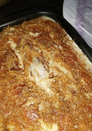 صورة لوصفة كيكة جوز الهند والشعيريه