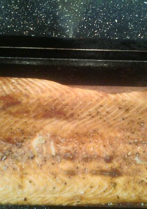 A picture of Planked Salmon.