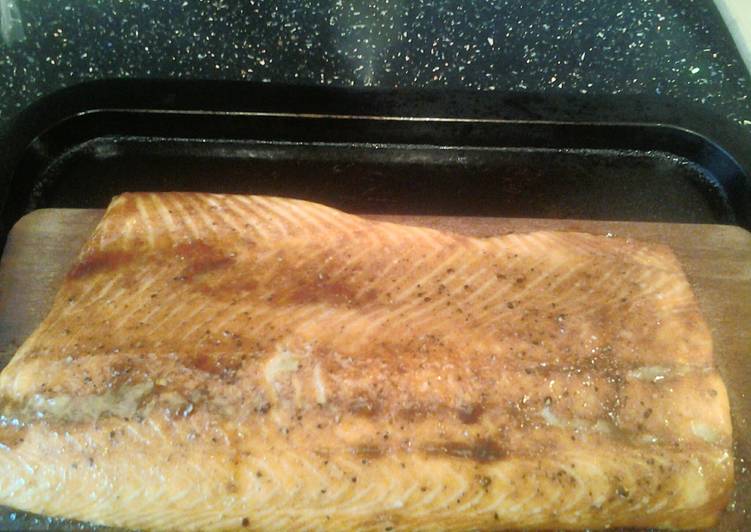Recipe of Perfect Planked Salmon