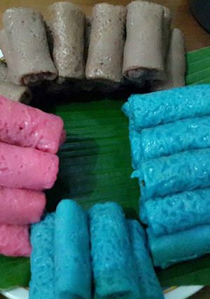 Foto resep Dadar gulung warna warni ala" resep mamak yg super irit 😊
