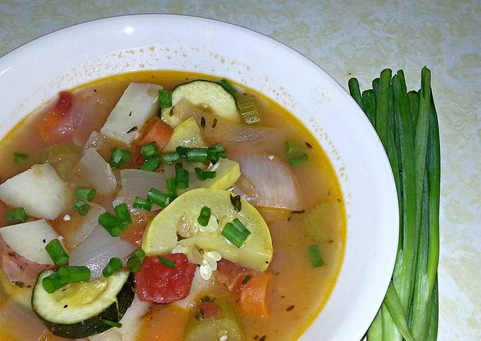 Easiest Way to Prepare Super Quick Homemade Vegetable Soup
