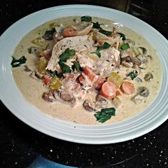 A picture of Chicken Fricasse.