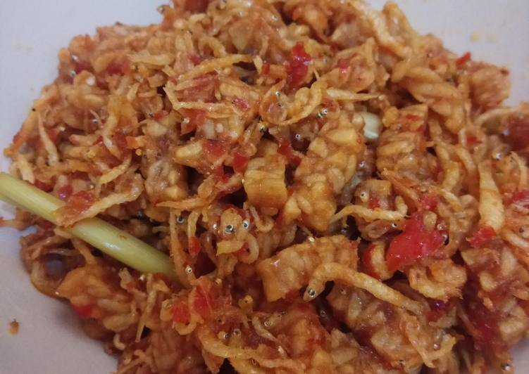 Cara Gampang Menyiapkan Kering Tempe Teri Pedas Manis Anti Gagal